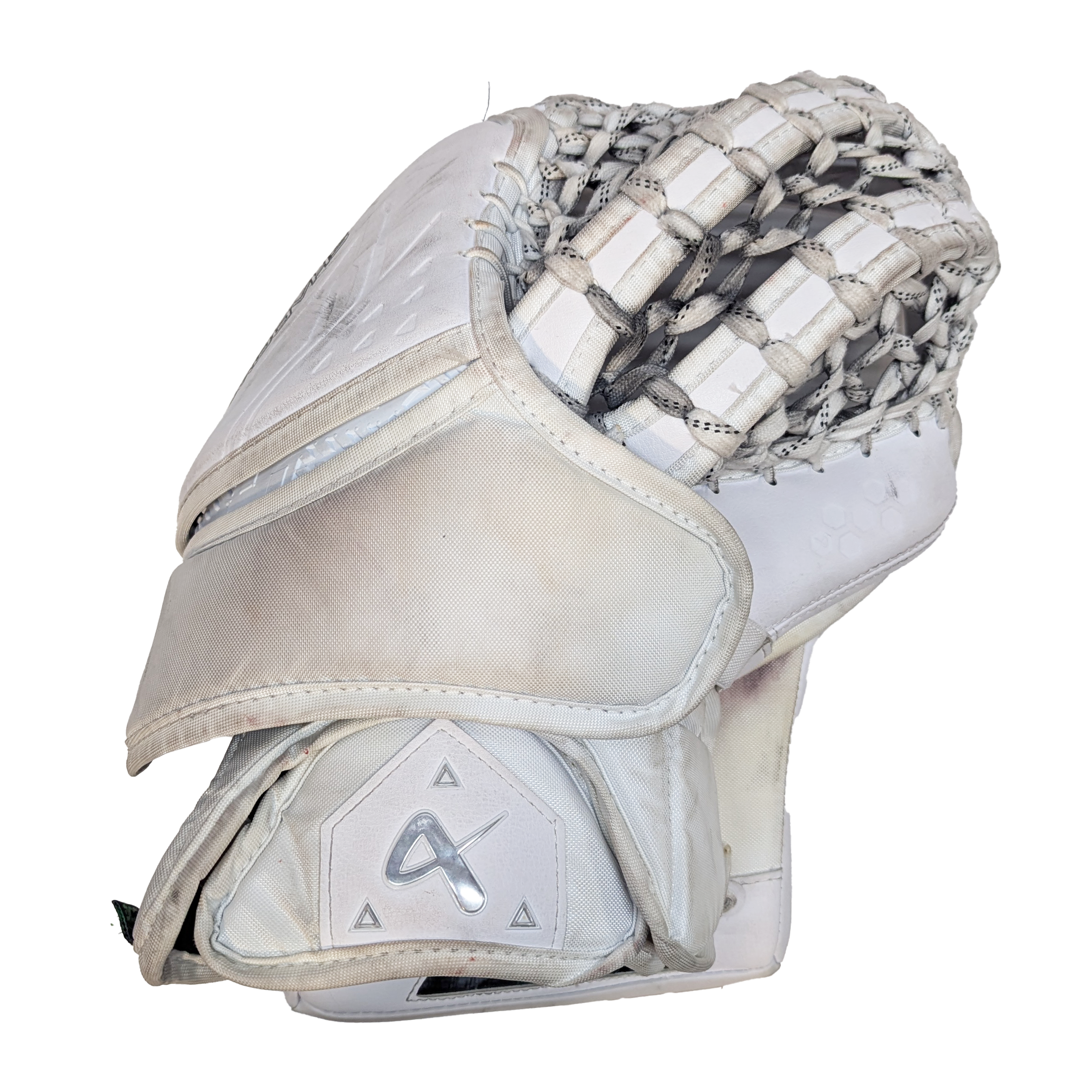 Bauer Supreme Shadow - Ballon de gardien de but WHL Pro Stock d'occasion (blanc)